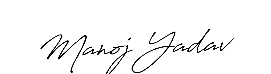 Make a short Manoj Yadav signature style. Manage your documents anywhere anytime using Antro_Vectra_Bolder. Create and add eSignatures, submit forms, share and send files easily. Manoj Yadav signature style 7 images and pictures png