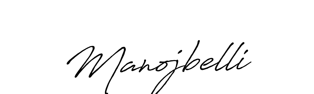 Make a short Manojbelli signature style. Manage your documents anywhere anytime using Antro_Vectra_Bolder. Create and add eSignatures, submit forms, share and send files easily. Manojbelli signature style 7 images and pictures png