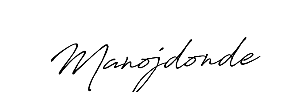 Manojdonde stylish signature style. Best Handwritten Sign (Antro_Vectra_Bolder) for my name. Handwritten Signature Collection Ideas for my name Manojdonde. Manojdonde signature style 7 images and pictures png
