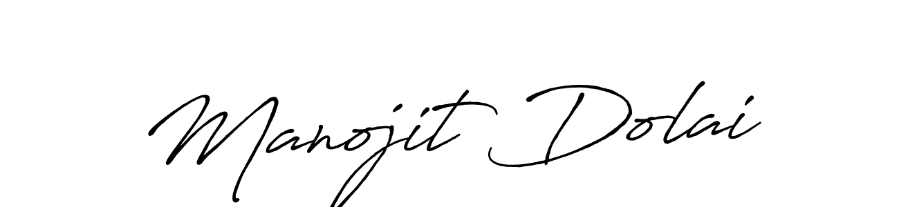 How to make Manojit Dolai signature? Antro_Vectra_Bolder is a professional autograph style. Create handwritten signature for Manojit Dolai name. Manojit Dolai signature style 7 images and pictures png