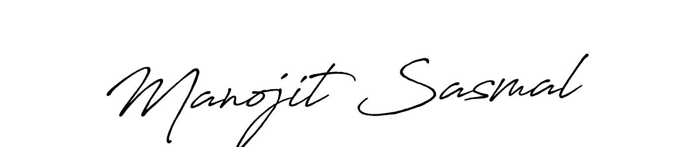 Also we have Manojit Sasmal name is the best signature style. Create professional handwritten signature collection using Antro_Vectra_Bolder autograph style. Manojit Sasmal signature style 7 images and pictures png