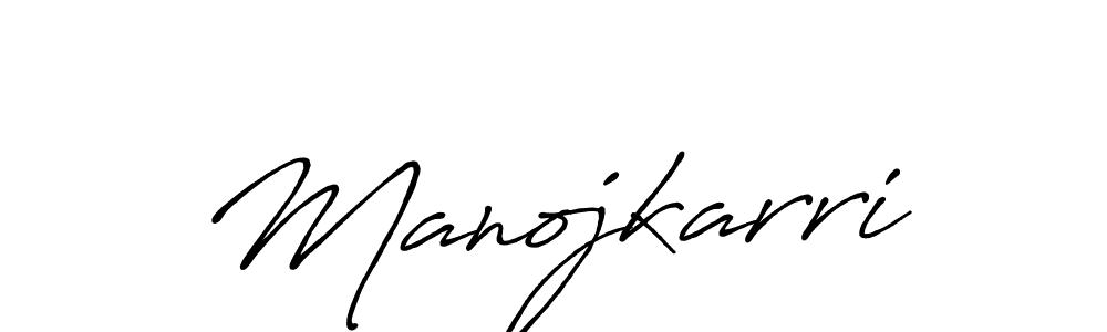 if you are searching for the best signature style for your name Manojkarri. so please give up your signature search. here we have designed multiple signature styles  using Antro_Vectra_Bolder. Manojkarri signature style 7 images and pictures png