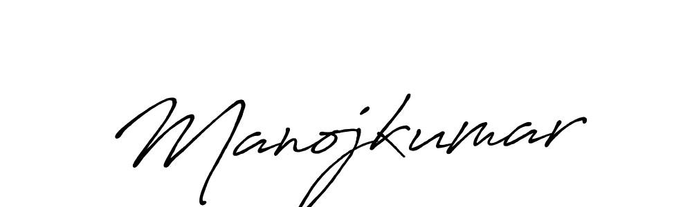 Design your own signature with our free online signature maker. With this signature software, you can create a handwritten (Antro_Vectra_Bolder) signature for name Manojkumar. Manojkumar signature style 7 images and pictures png