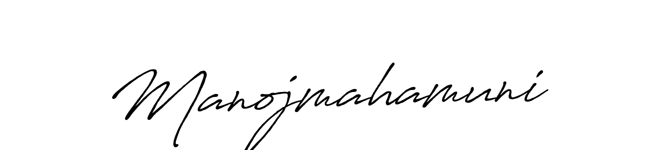 Once you've used our free online signature maker to create your best signature Antro_Vectra_Bolder style, it's time to enjoy all of the benefits that Manojmahamuni name signing documents. Manojmahamuni signature style 7 images and pictures png