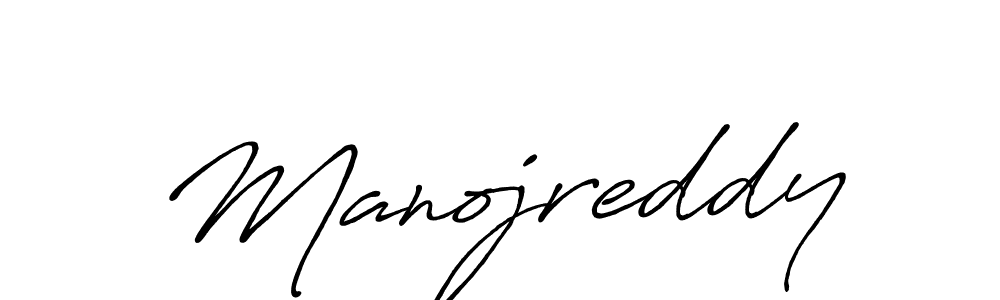 Make a beautiful signature design for name Manojreddy. With this signature (Antro_Vectra_Bolder) style, you can create a handwritten signature for free. Manojreddy signature style 7 images and pictures png