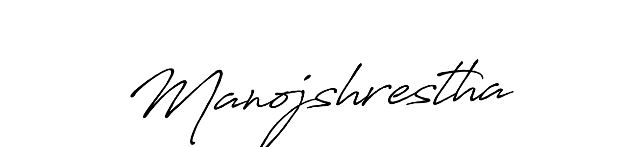 How to make Manojshrestha signature? Antro_Vectra_Bolder is a professional autograph style. Create handwritten signature for Manojshrestha name. Manojshrestha signature style 7 images and pictures png