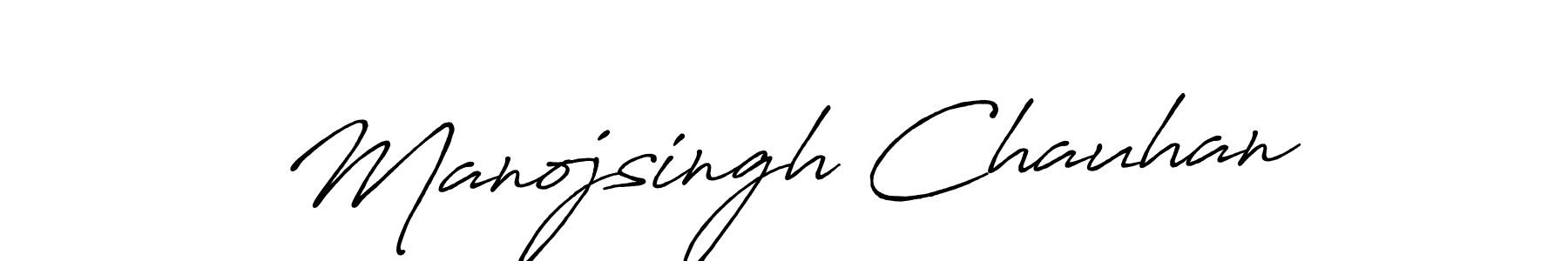 This is the best signature style for the Manojsingh Chauhan name. Also you like these signature font (Antro_Vectra_Bolder). Mix name signature. Manojsingh Chauhan signature style 7 images and pictures png