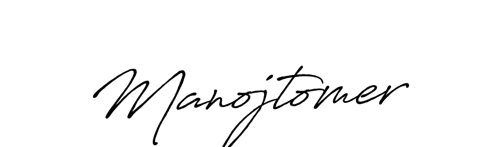 Create a beautiful signature design for name Manojtomer. With this signature (Antro_Vectra_Bolder) fonts, you can make a handwritten signature for free. Manojtomer signature style 7 images and pictures png