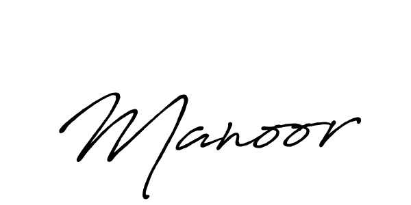 Design your own signature with our free online signature maker. With this signature software, you can create a handwritten (Antro_Vectra_Bolder) signature for name Manoor. Manoor signature style 7 images and pictures png