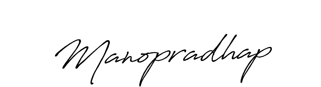 Make a beautiful signature design for name Manopradhap. With this signature (Antro_Vectra_Bolder) style, you can create a handwritten signature for free. Manopradhap signature style 7 images and pictures png