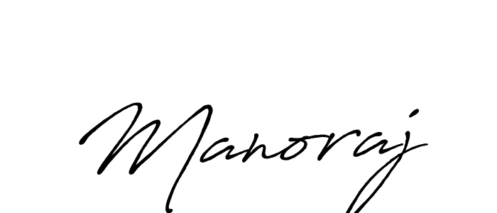 Create a beautiful signature design for name Manoraj. With this signature (Antro_Vectra_Bolder) fonts, you can make a handwritten signature for free. Manoraj signature style 7 images and pictures png
