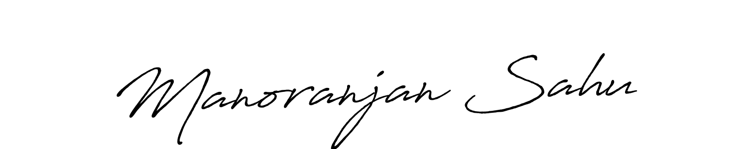 It looks lik you need a new signature style for name Manoranjan Sahu. Design unique handwritten (Antro_Vectra_Bolder) signature with our free signature maker in just a few clicks. Manoranjan Sahu signature style 7 images and pictures png