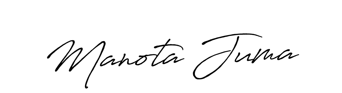 Use a signature maker to create a handwritten signature online. With this signature software, you can design (Antro_Vectra_Bolder) your own signature for name Manota Juma. Manota Juma signature style 7 images and pictures png