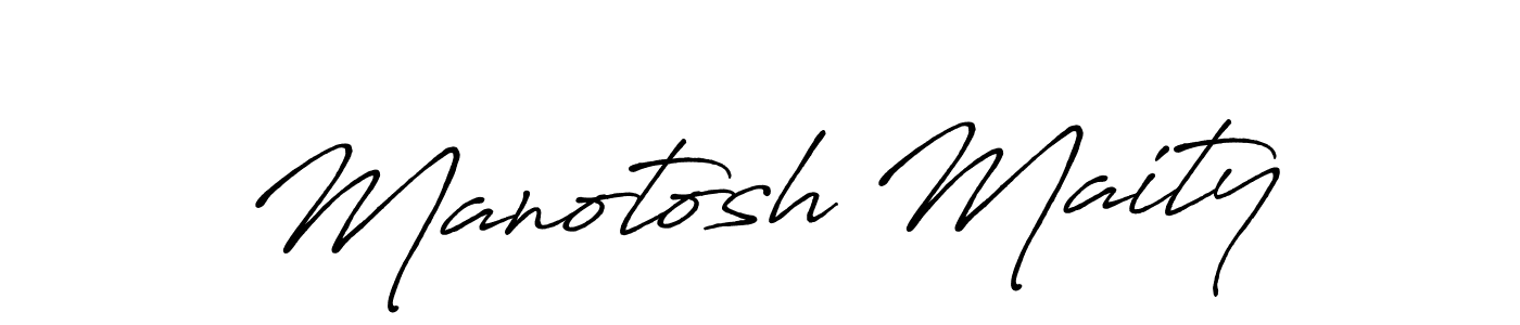 Use a signature maker to create a handwritten signature online. With this signature software, you can design (Antro_Vectra_Bolder) your own signature for name Manotosh Maity. Manotosh Maity signature style 7 images and pictures png