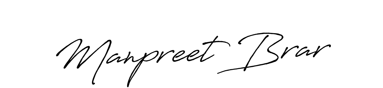 How to make Manpreet Brar signature? Antro_Vectra_Bolder is a professional autograph style. Create handwritten signature for Manpreet Brar name. Manpreet Brar signature style 7 images and pictures png