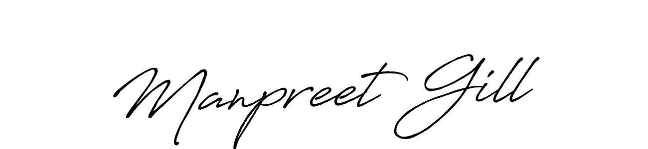 Make a beautiful signature design for name Manpreet Gill. Use this online signature maker to create a handwritten signature for free. Manpreet Gill signature style 7 images and pictures png