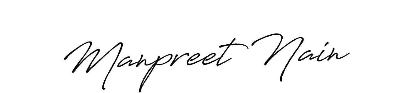 The best way (Antro_Vectra_Bolder) to make a short signature is to pick only two or three words in your name. The name Manpreet Nain include a total of six letters. For converting this name. Manpreet Nain signature style 7 images and pictures png