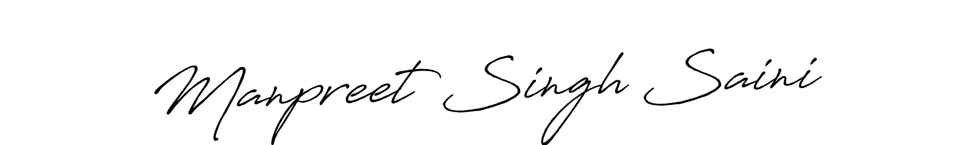 Once you've used our free online signature maker to create your best signature Antro_Vectra_Bolder style, it's time to enjoy all of the benefits that Manpreet Singh Saini name signing documents. Manpreet Singh Saini signature style 7 images and pictures png