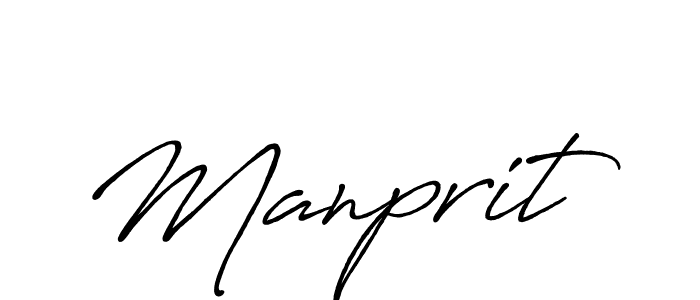 Design your own signature with our free online signature maker. With this signature software, you can create a handwritten (Antro_Vectra_Bolder) signature for name Manprit. Manprit signature style 7 images and pictures png