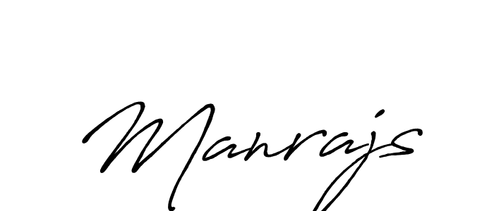 Create a beautiful signature design for name Manrajs. With this signature (Antro_Vectra_Bolder) fonts, you can make a handwritten signature for free. Manrajs signature style 7 images and pictures png