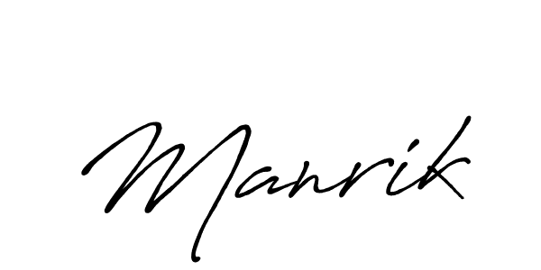 Manrik stylish signature style. Best Handwritten Sign (Antro_Vectra_Bolder) for my name. Handwritten Signature Collection Ideas for my name Manrik. Manrik signature style 7 images and pictures png