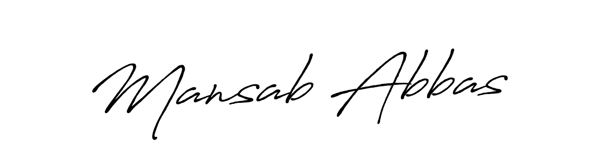 The best way (Antro_Vectra_Bolder) to make a short signature is to pick only two or three words in your name. The name Mansab Abbas include a total of six letters. For converting this name. Mansab Abbas signature style 7 images and pictures png