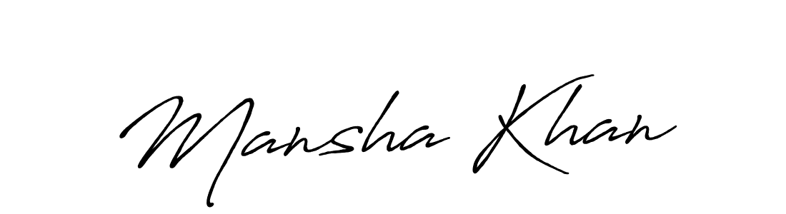 You should practise on your own different ways (Antro_Vectra_Bolder) to write your name (Mansha Khan) in signature. don't let someone else do it for you. Mansha Khan signature style 7 images and pictures png