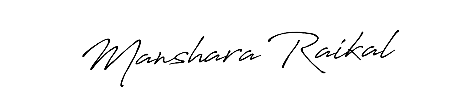 It looks lik you need a new signature style for name Manshara Raikal. Design unique handwritten (Antro_Vectra_Bolder) signature with our free signature maker in just a few clicks. Manshara Raikal signature style 7 images and pictures png