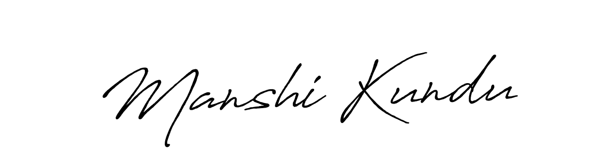 Best and Professional Signature Style for Manshi Kundu. Antro_Vectra_Bolder Best Signature Style Collection. Manshi Kundu signature style 7 images and pictures png