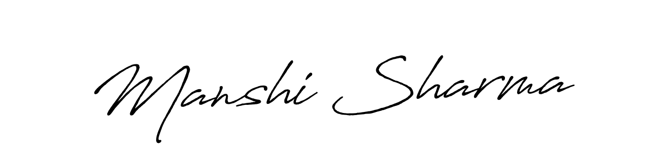 This is the best signature style for the Manshi Sharma name. Also you like these signature font (Antro_Vectra_Bolder). Mix name signature. Manshi Sharma signature style 7 images and pictures png
