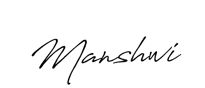How to make Manshwi signature? Antro_Vectra_Bolder is a professional autograph style. Create handwritten signature for Manshwi name. Manshwi signature style 7 images and pictures png