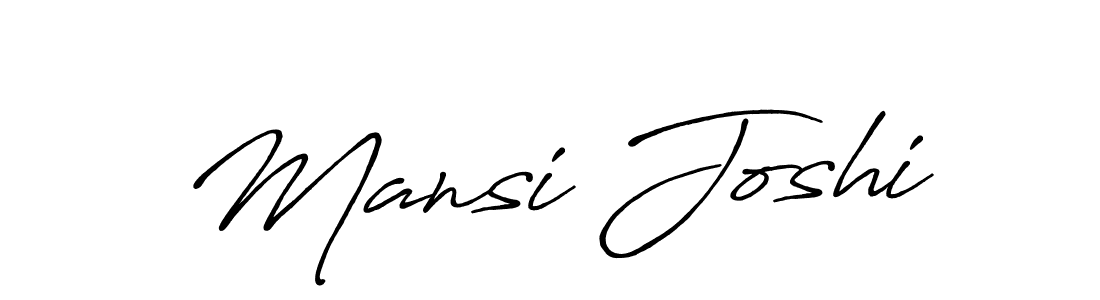 The best way (Antro_Vectra_Bolder) to make a short signature is to pick only two or three words in your name. The name Mansi Joshi include a total of six letters. For converting this name. Mansi Joshi signature style 7 images and pictures png
