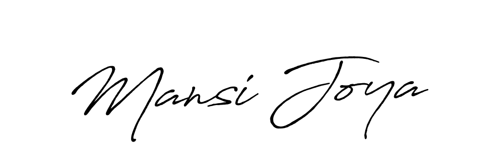 It looks lik you need a new signature style for name Mansi Joya. Design unique handwritten (Antro_Vectra_Bolder) signature with our free signature maker in just a few clicks. Mansi Joya signature style 7 images and pictures png