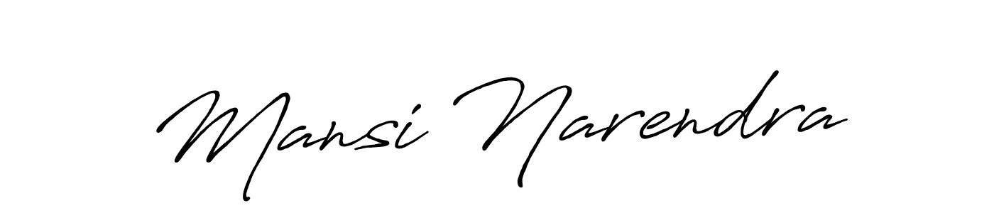Make a short Mansi Narendra signature style. Manage your documents anywhere anytime using Antro_Vectra_Bolder. Create and add eSignatures, submit forms, share and send files easily. Mansi Narendra signature style 7 images and pictures png