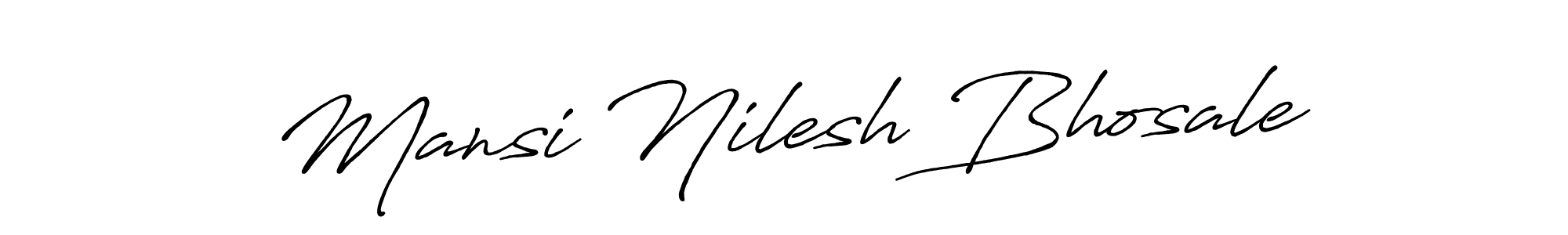 This is the best signature style for the Mansi Nilesh Bhosale name. Also you like these signature font (Antro_Vectra_Bolder). Mix name signature. Mansi Nilesh Bhosale signature style 7 images and pictures png