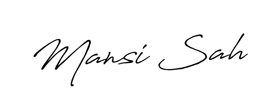You can use this online signature creator to create a handwritten signature for the name Mansi Sah. This is the best online autograph maker. Mansi Sah signature style 7 images and pictures png