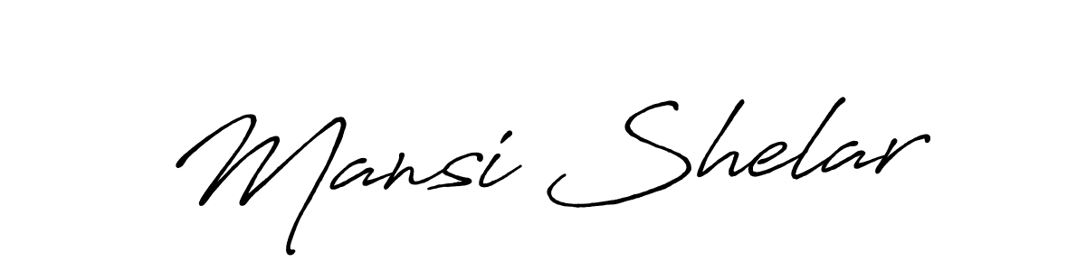 Use a signature maker to create a handwritten signature online. With this signature software, you can design (Antro_Vectra_Bolder) your own signature for name Mansi Shelar. Mansi Shelar signature style 7 images and pictures png
