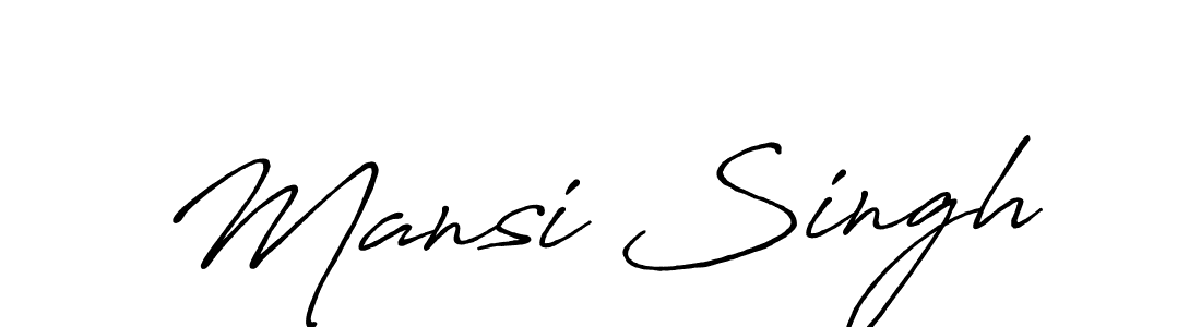 Make a beautiful signature design for name Mansi Singh. Use this online signature maker to create a handwritten signature for free. Mansi Singh signature style 7 images and pictures png