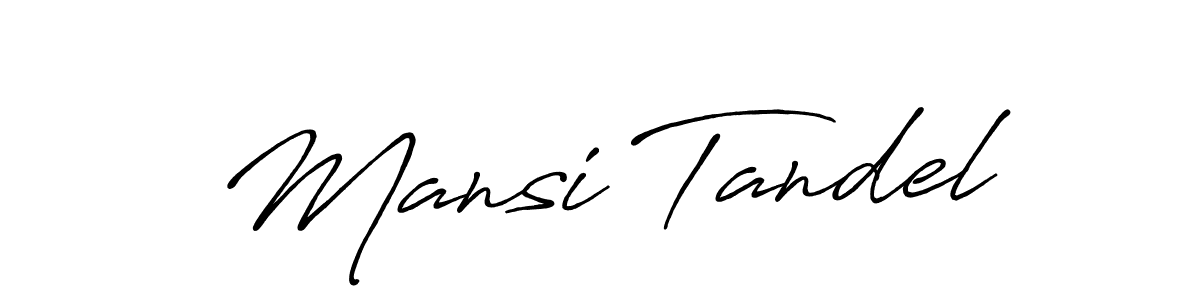 How to make Mansi Tandel signature? Antro_Vectra_Bolder is a professional autograph style. Create handwritten signature for Mansi Tandel name. Mansi Tandel signature style 7 images and pictures png