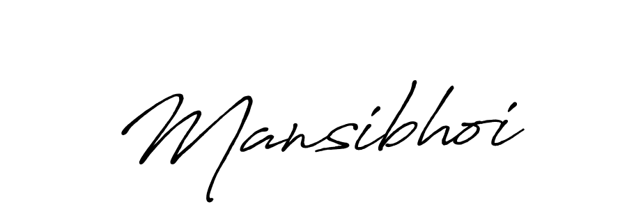 It looks lik you need a new signature style for name Mansibhoi. Design unique handwritten (Antro_Vectra_Bolder) signature with our free signature maker in just a few clicks. Mansibhoi signature style 7 images and pictures png