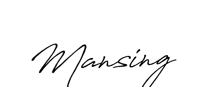 You should practise on your own different ways (Antro_Vectra_Bolder) to write your name (Mansing) in signature. don't let someone else do it for you. Mansing signature style 7 images and pictures png