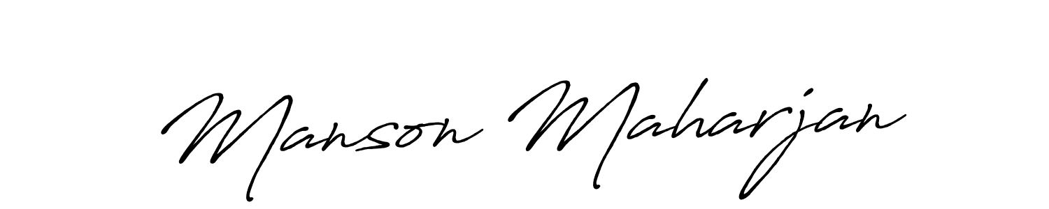 Here are the top 10 professional signature styles for the name Manson Maharjan. These are the best autograph styles you can use for your name. Manson Maharjan signature style 7 images and pictures png