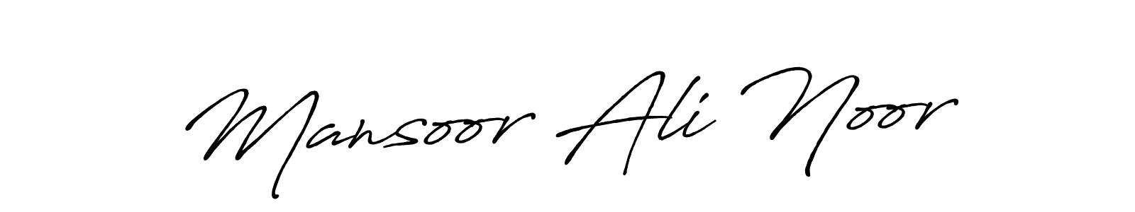 This is the best signature style for the Mansoor Ali Noor name. Also you like these signature font (Antro_Vectra_Bolder). Mix name signature. Mansoor Ali Noor signature style 7 images and pictures png