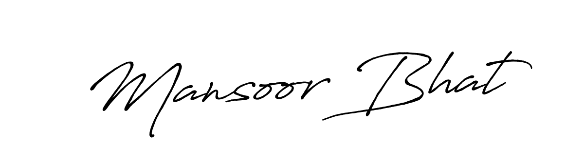 You can use this online signature creator to create a handwritten signature for the name Mansoor Bhat. This is the best online autograph maker. Mansoor Bhat signature style 7 images and pictures png