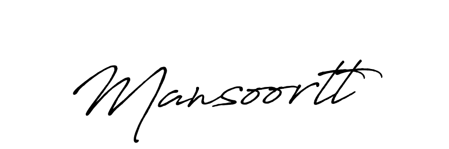 How to make Mansoortt signature? Antro_Vectra_Bolder is a professional autograph style. Create handwritten signature for Mansoortt name. Mansoortt signature style 7 images and pictures png