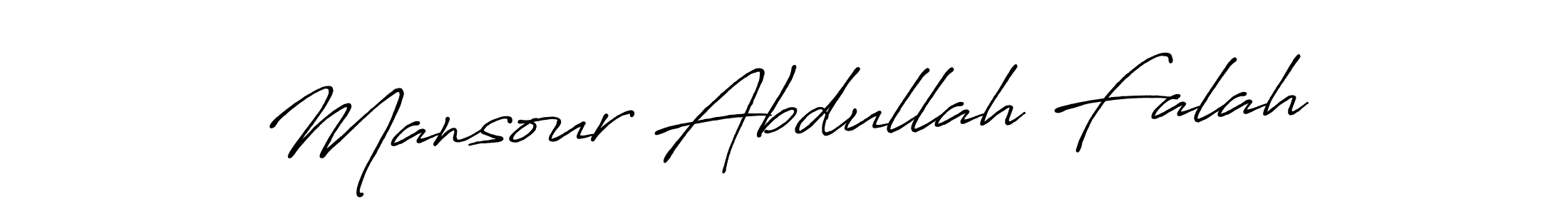 Make a beautiful signature design for name Mansour Abdullah Falah. Use this online signature maker to create a handwritten signature for free. Mansour Abdullah Falah signature style 7 images and pictures png