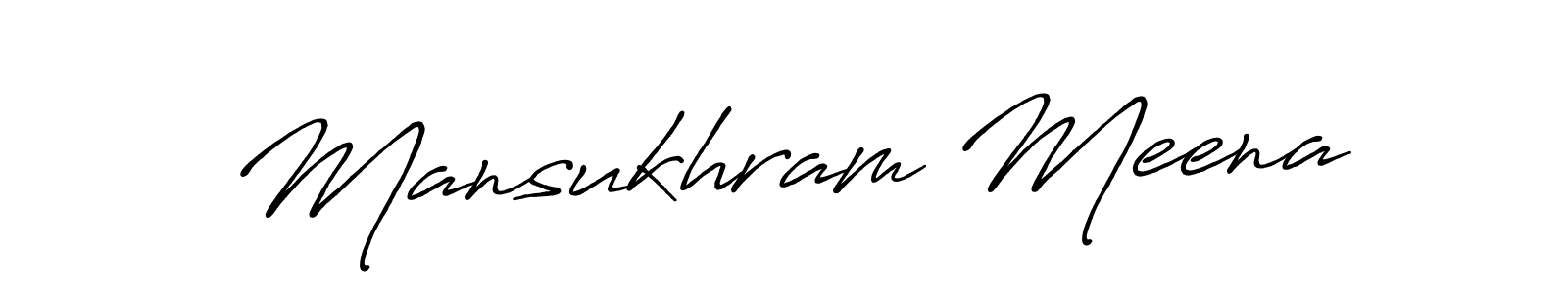 Similarly Antro_Vectra_Bolder is the best handwritten signature design. Signature creator online .You can use it as an online autograph creator for name Mansukhram Meena. Mansukhram Meena signature style 7 images and pictures png