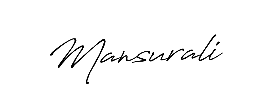 Mansurali stylish signature style. Best Handwritten Sign (Antro_Vectra_Bolder) for my name. Handwritten Signature Collection Ideas for my name Mansurali. Mansurali signature style 7 images and pictures png