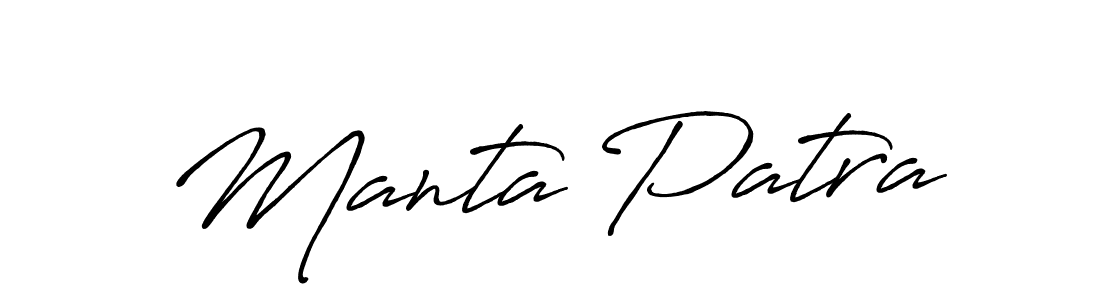 Similarly Antro_Vectra_Bolder is the best handwritten signature design. Signature creator online .You can use it as an online autograph creator for name Manta Patra. Manta Patra signature style 7 images and pictures png