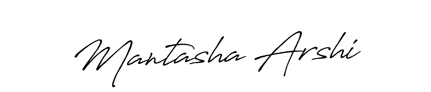 It looks lik you need a new signature style for name Mantasha Arshi. Design unique handwritten (Antro_Vectra_Bolder) signature with our free signature maker in just a few clicks. Mantasha Arshi signature style 7 images and pictures png